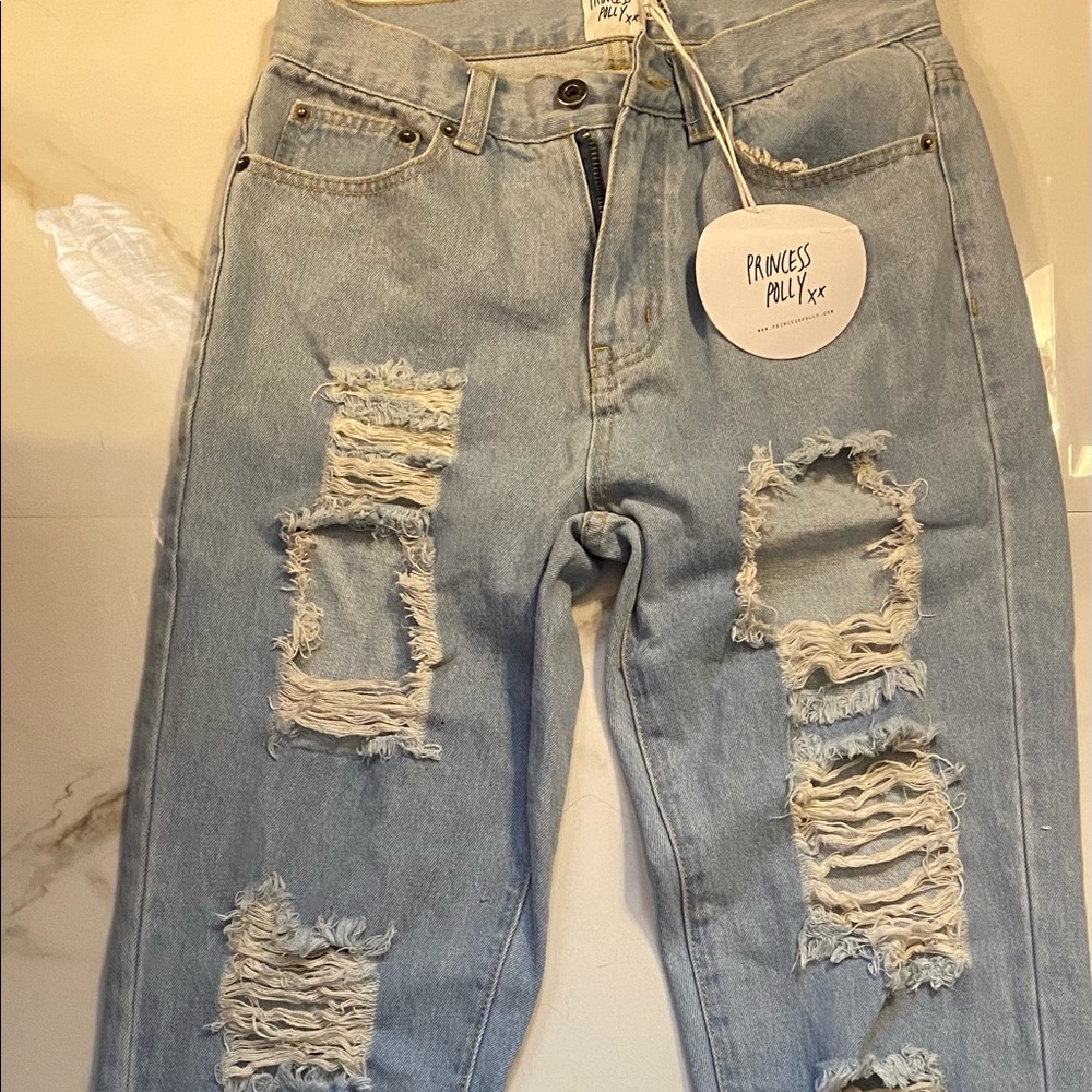 Princess polly- ripped mom jeans